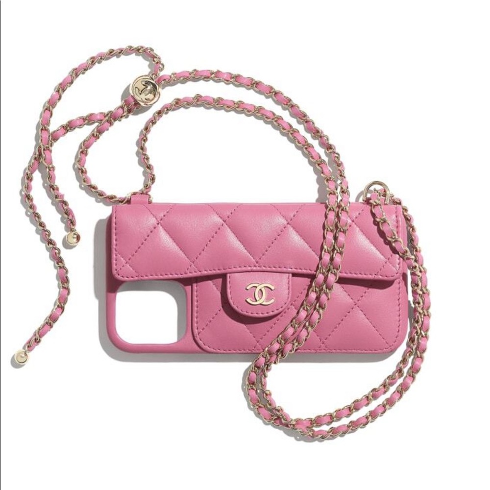Chanel IPhone 13 Max Pro Case w/ card holder